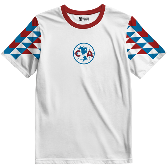 Playera America Local 24 blanca