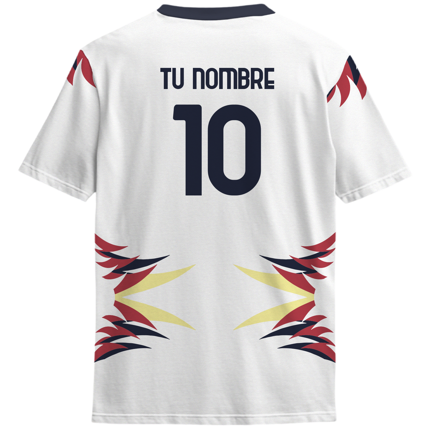 Playera America Plumas Blanca