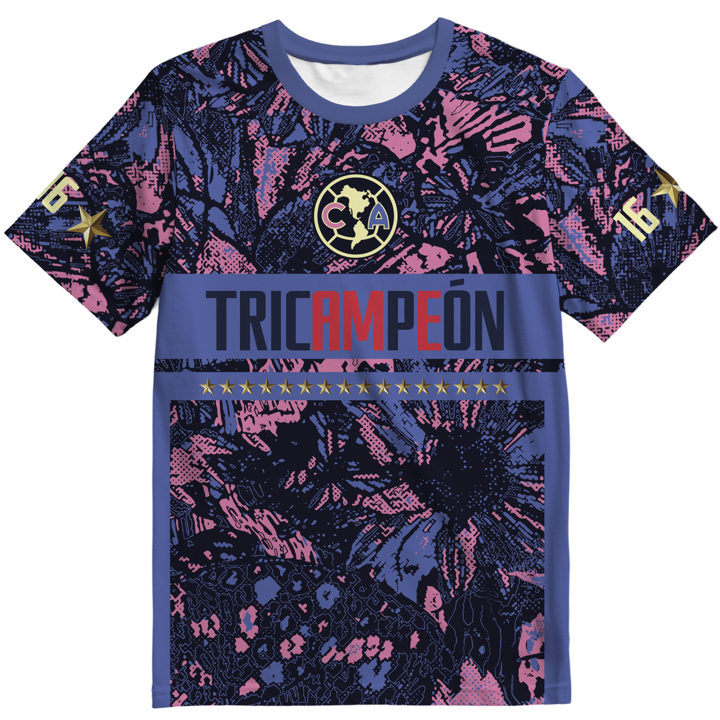 Playera America Tricampeon Colores