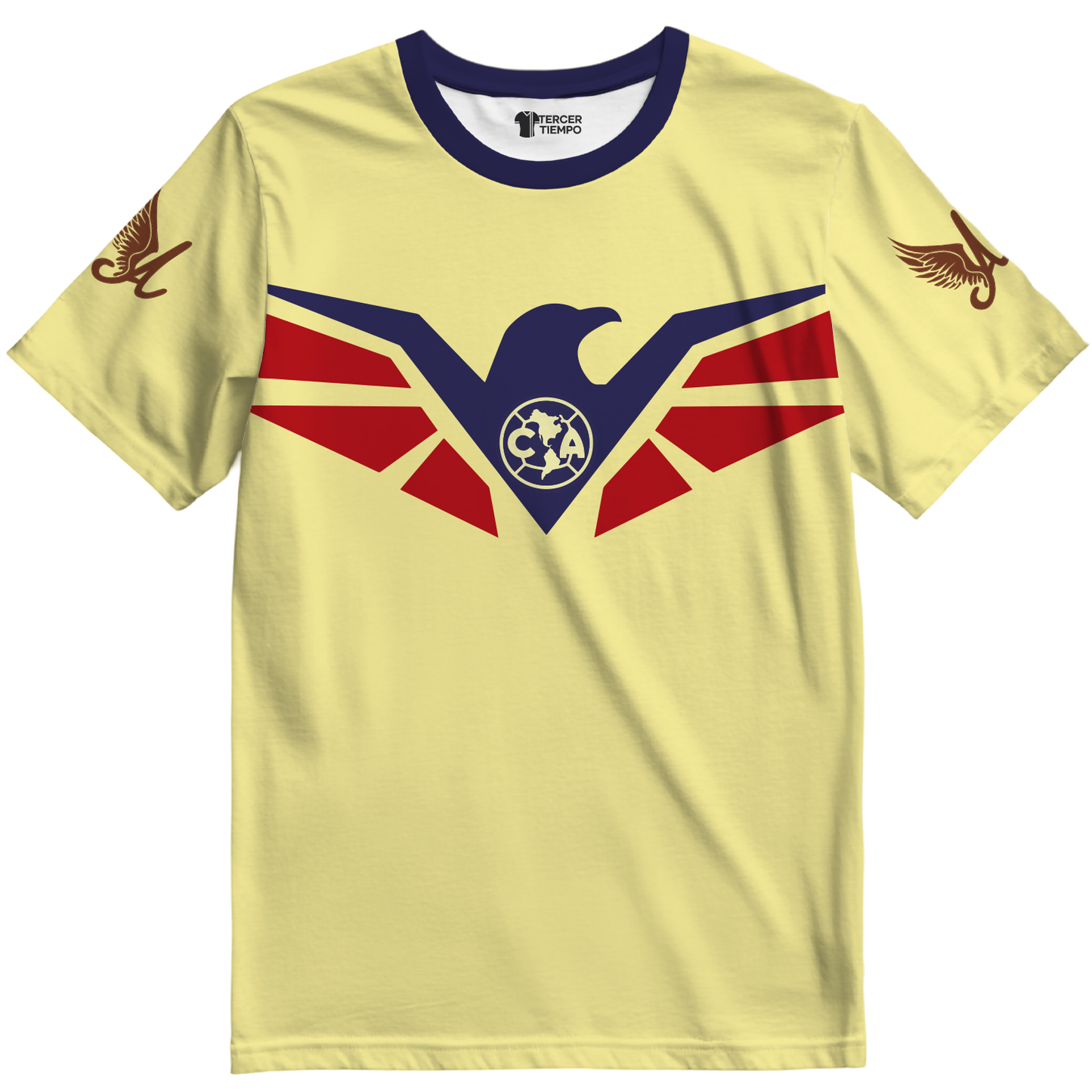 Playera America alas amarilla
