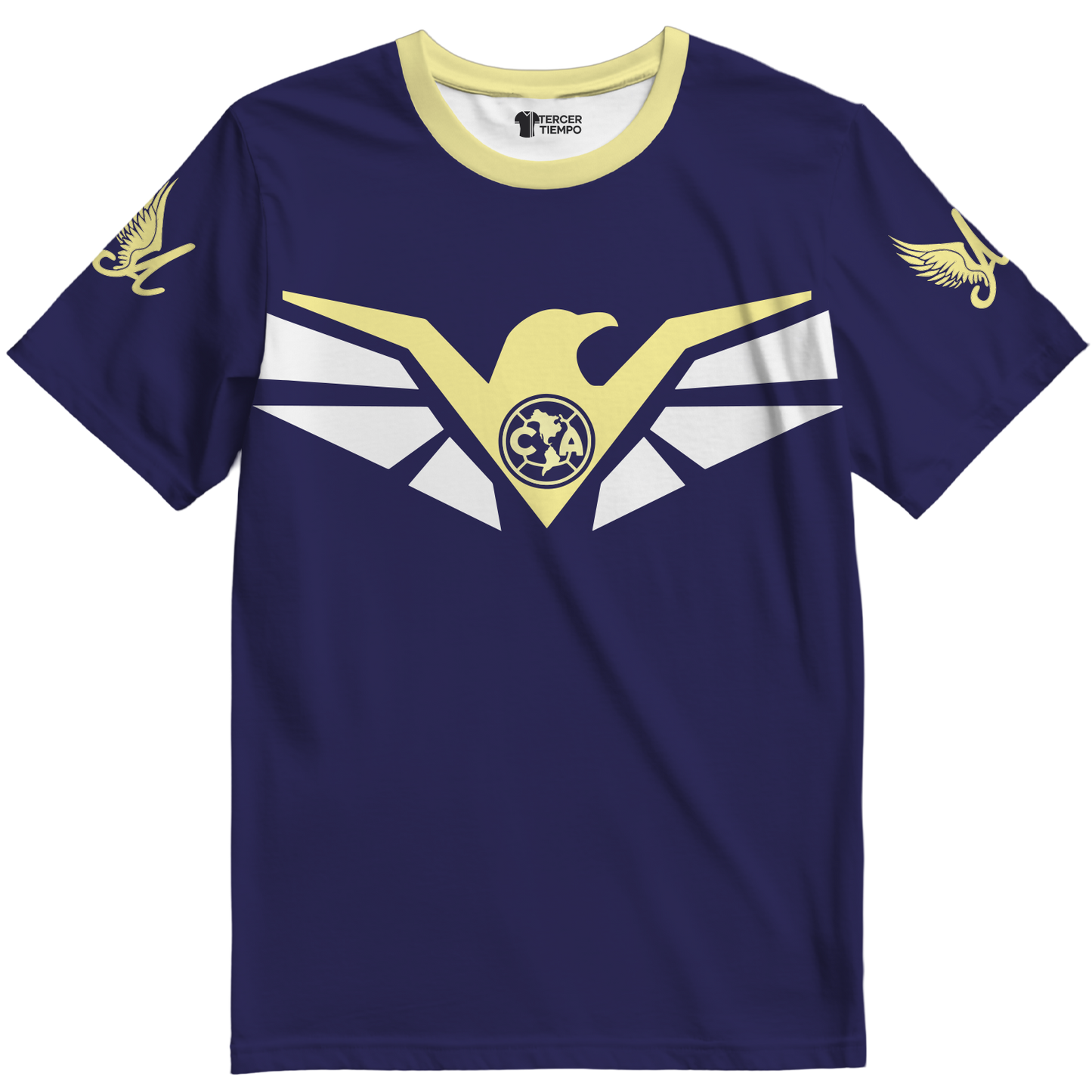 Playera America alas azul