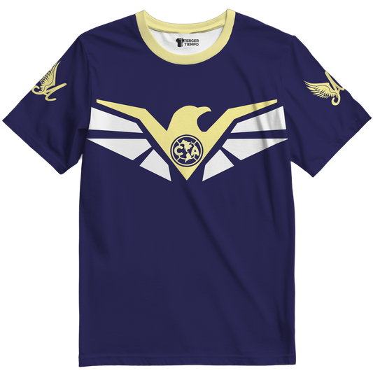 Playera America alas azul