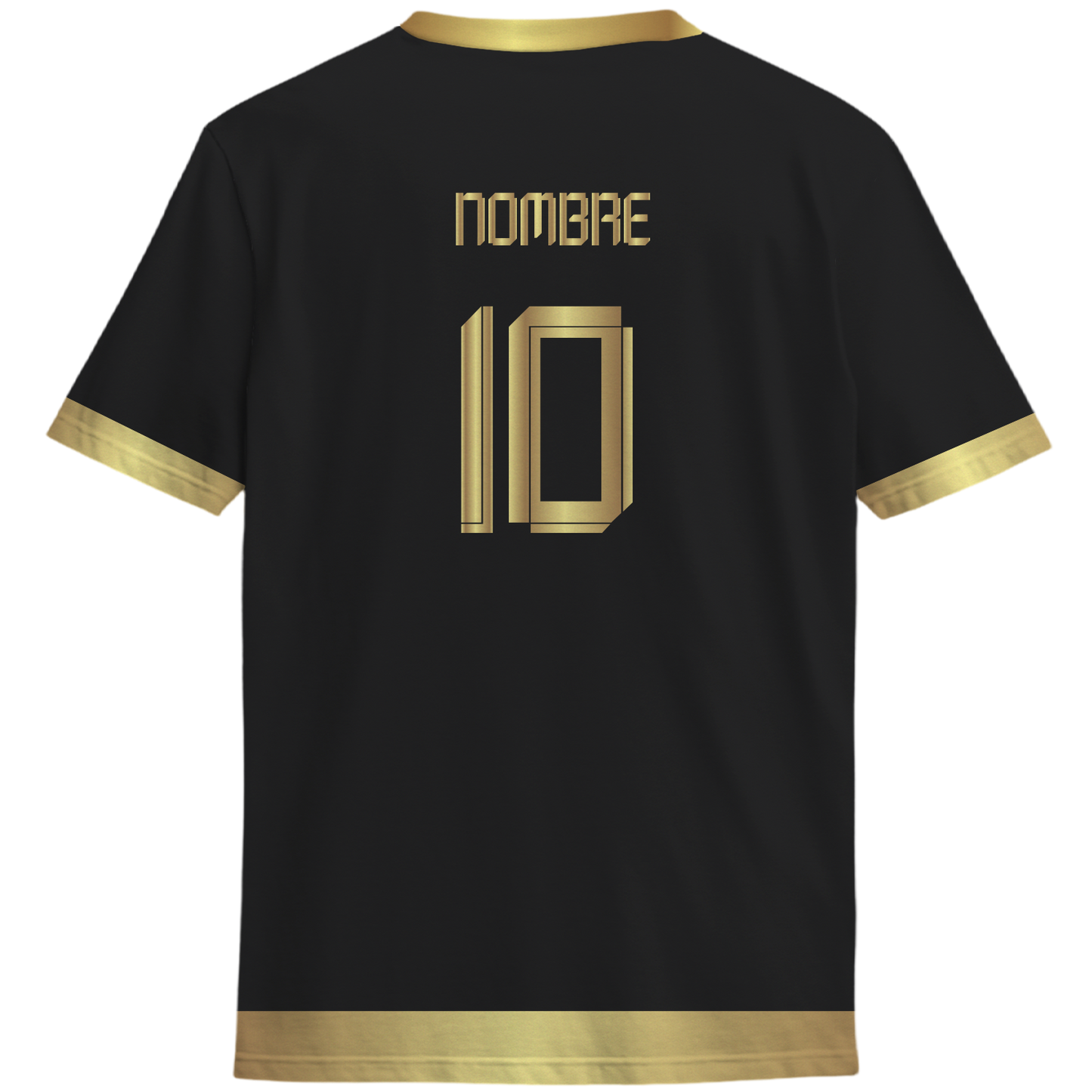 Playera America Campeon Dorada Negra
