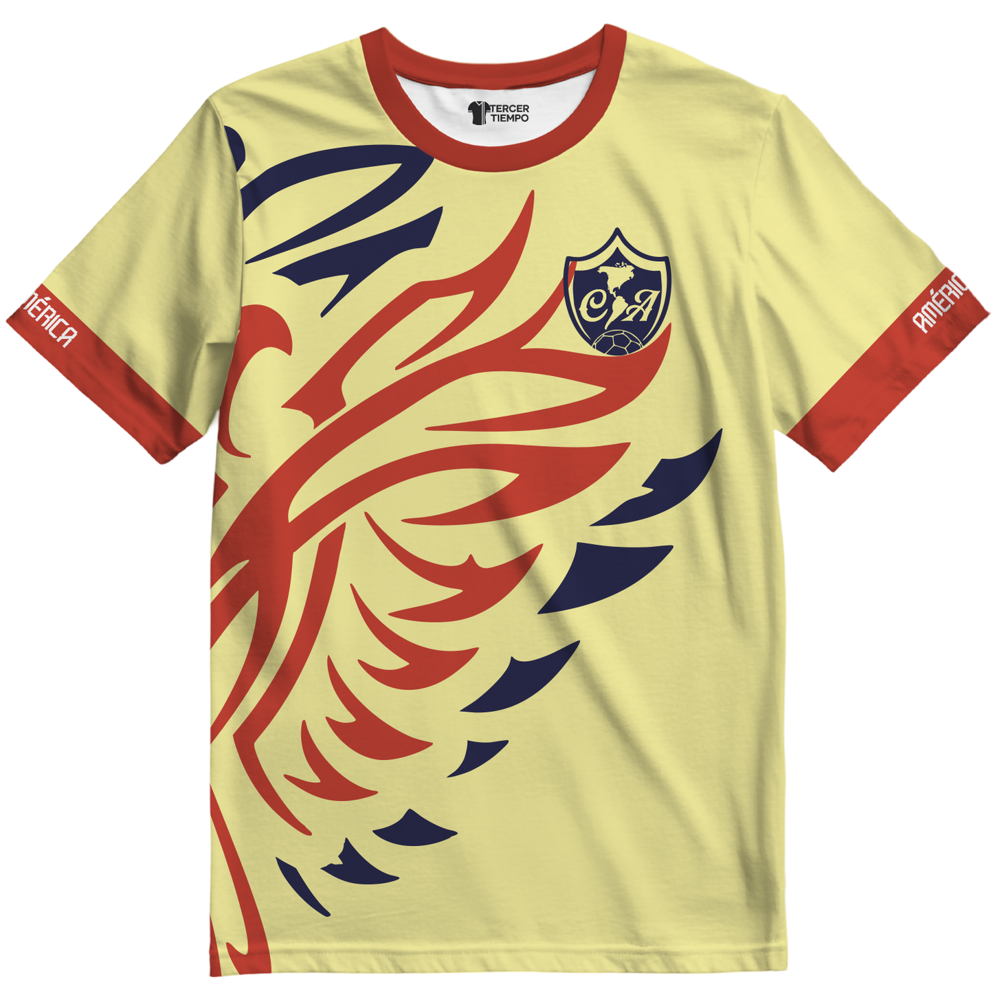 Playera America Fenix Amarilla