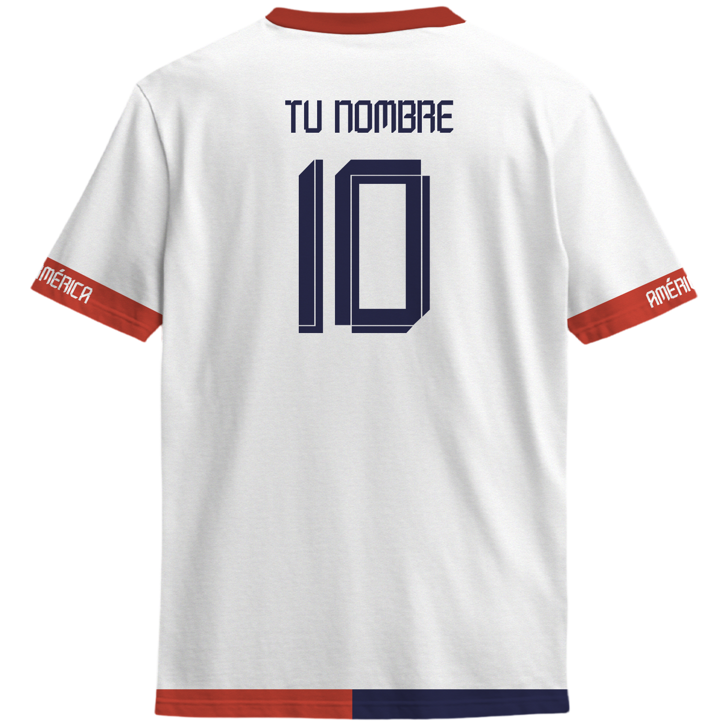 Playera America Fenix Blanca