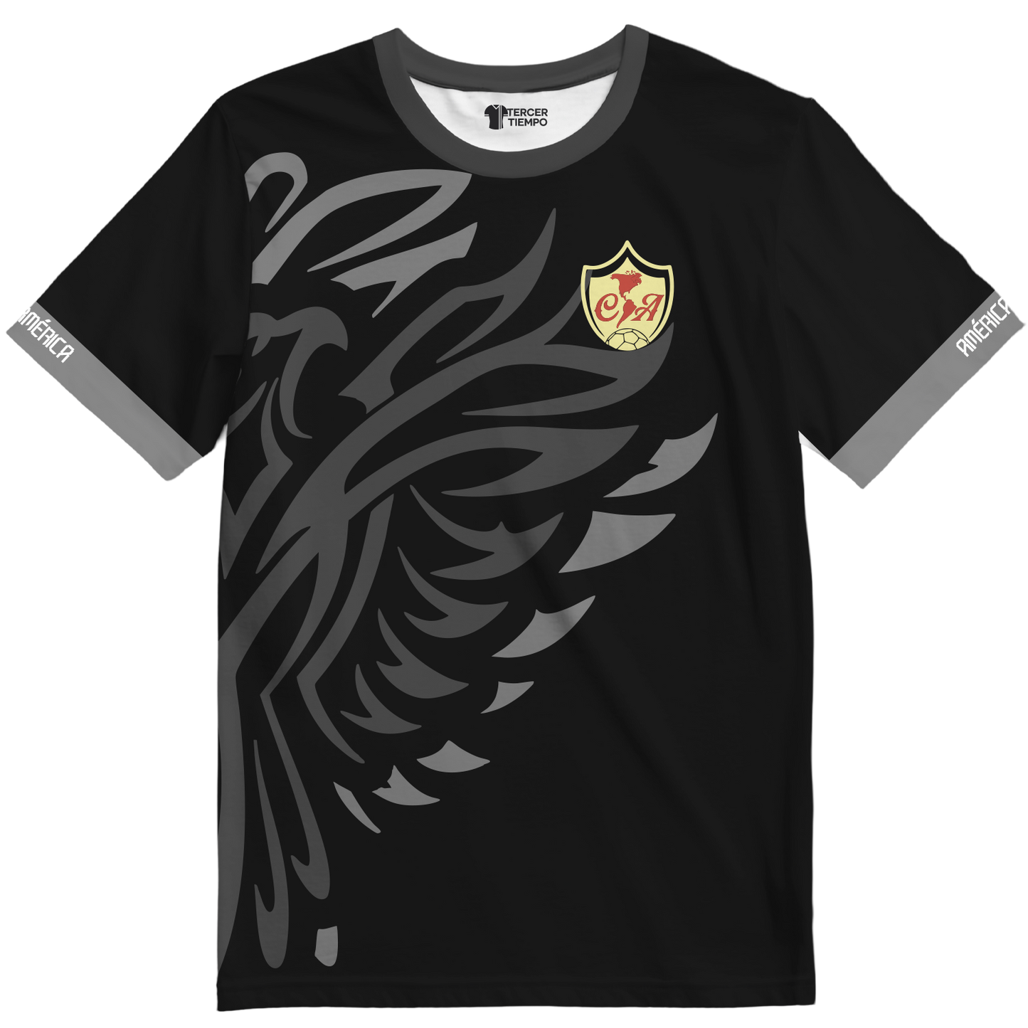 Playera America Fenix Negro