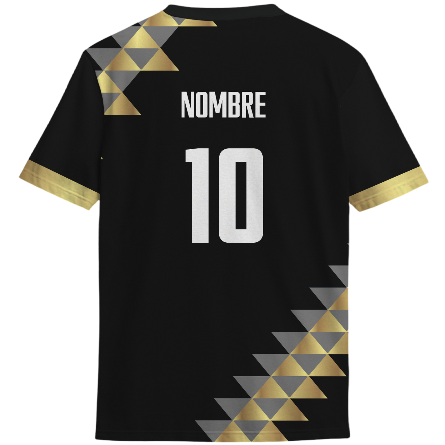 Playera America negra y dorado
