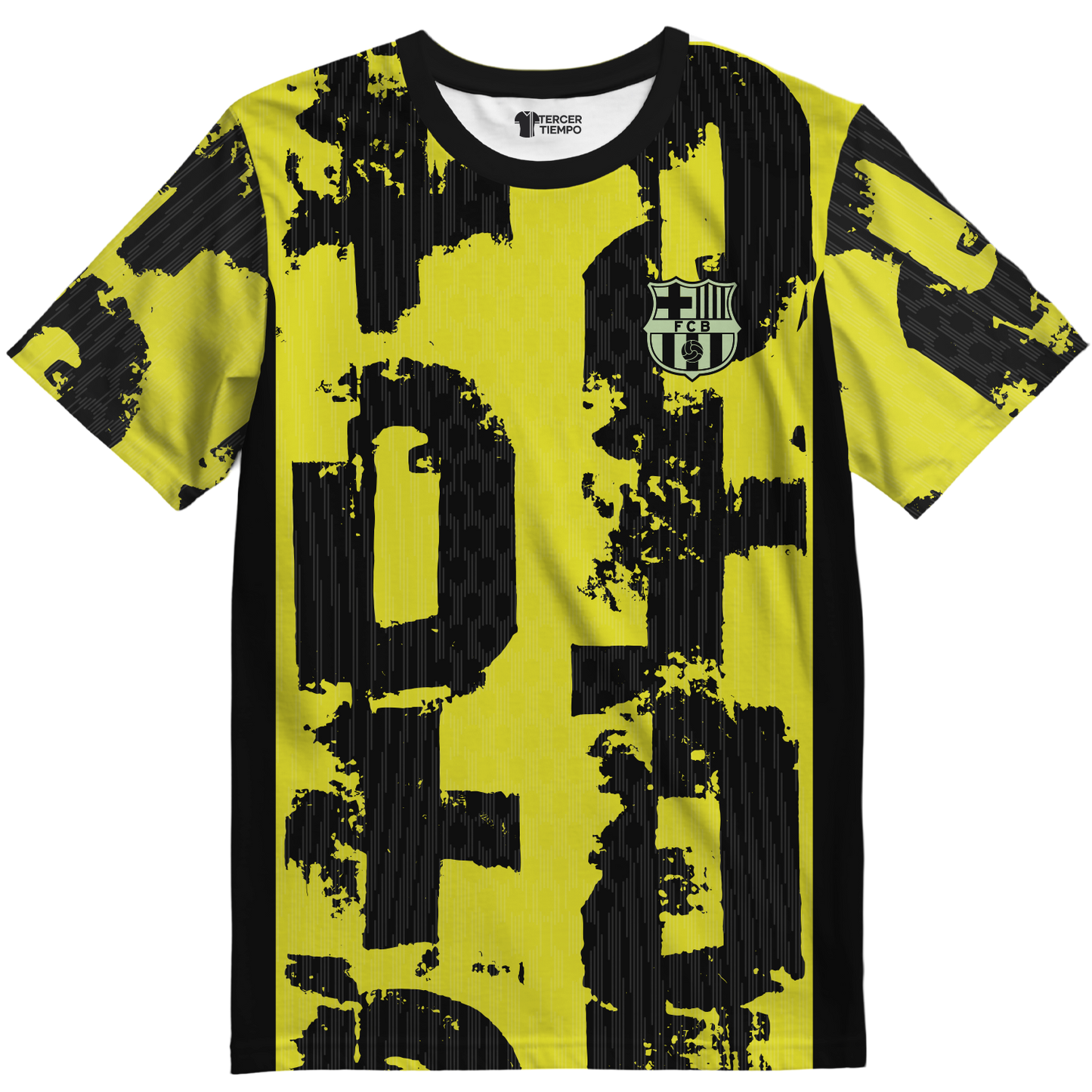Playera Barcelona Tercero 25 Negra