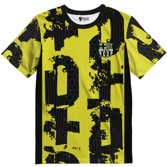 Playera Barcelona Tercero 25 Negra