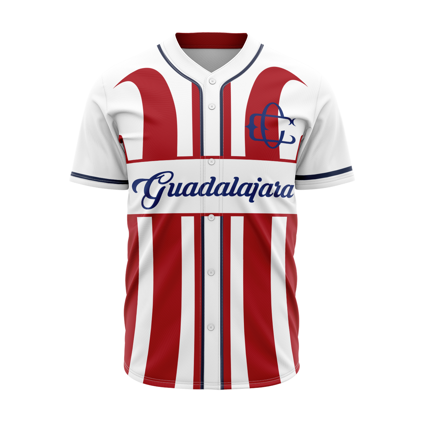 Beisbolera Chivas Blanca y roja