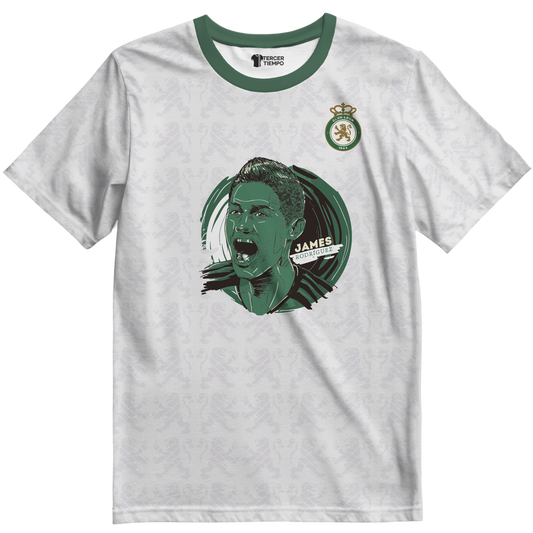 Playera Leon Local 25 James Blanca