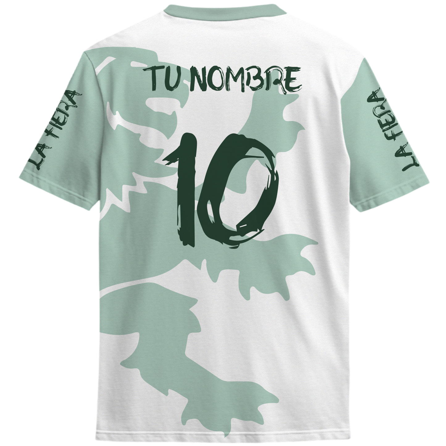 Playera Leon fiera Blanca