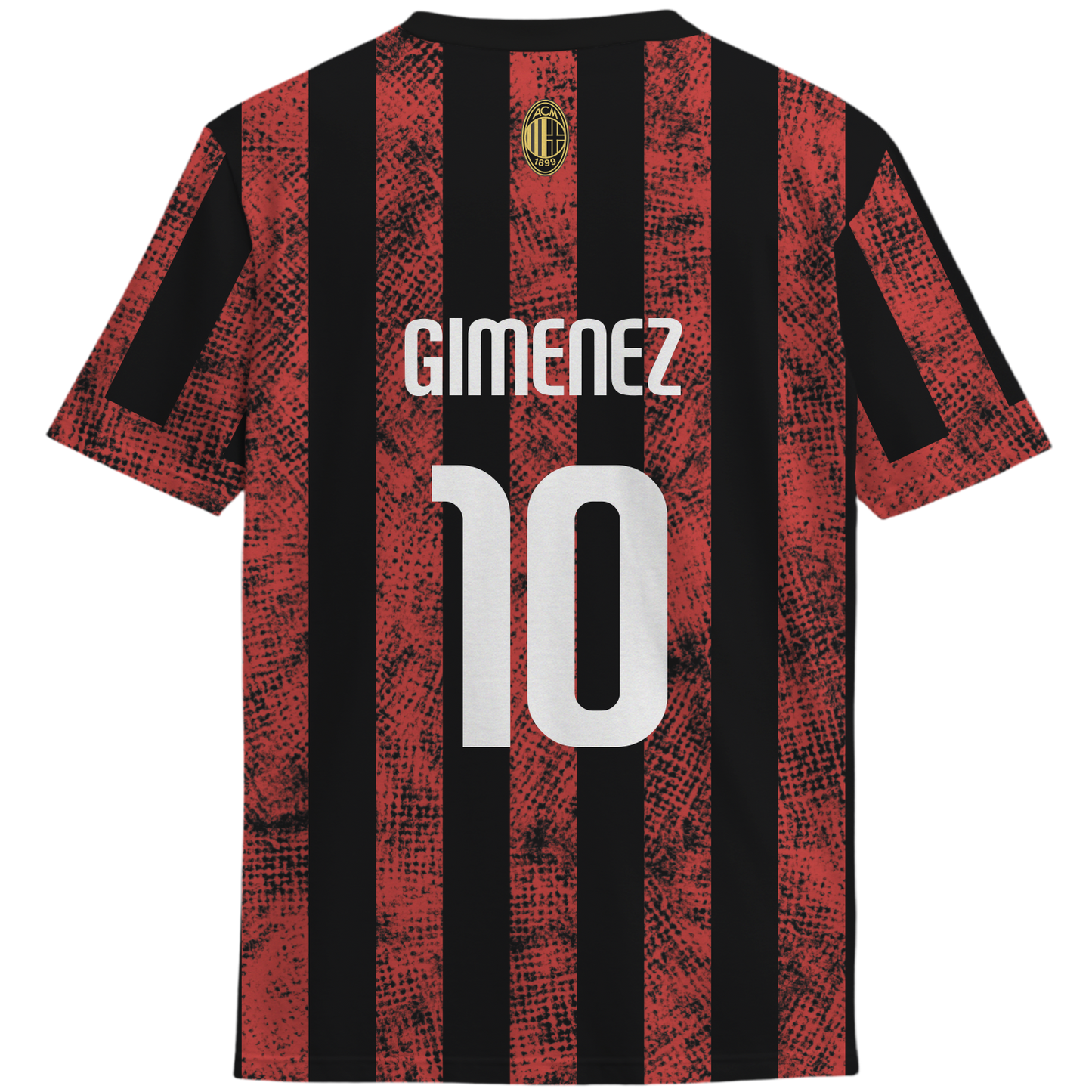 Playera Milan 100 años grunge