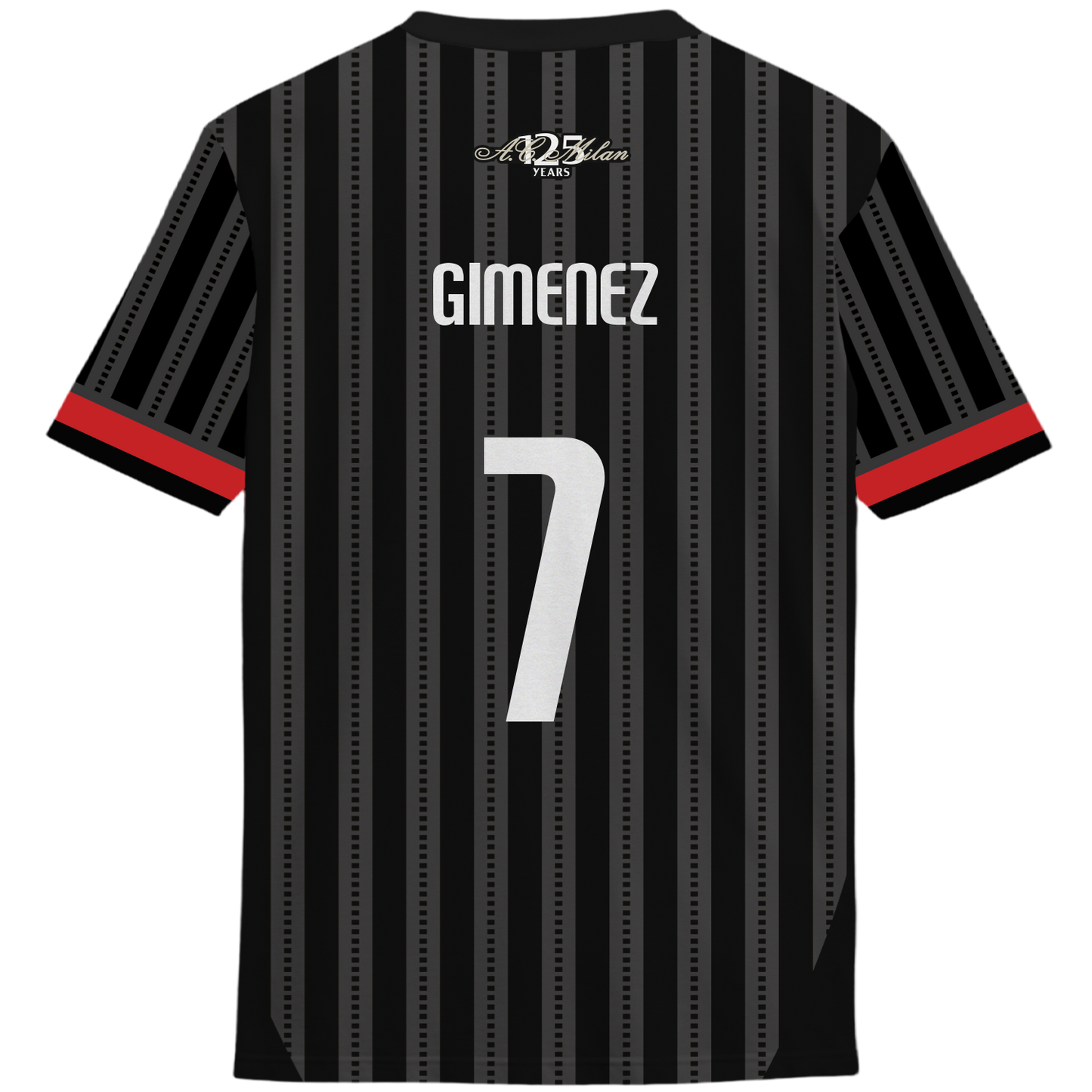 Playera Milan Visitante 25 Negra