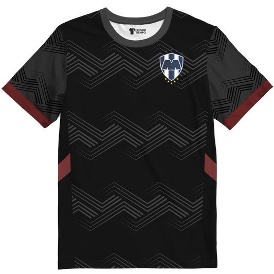 Playera Monterrey Visitante 25 Negra