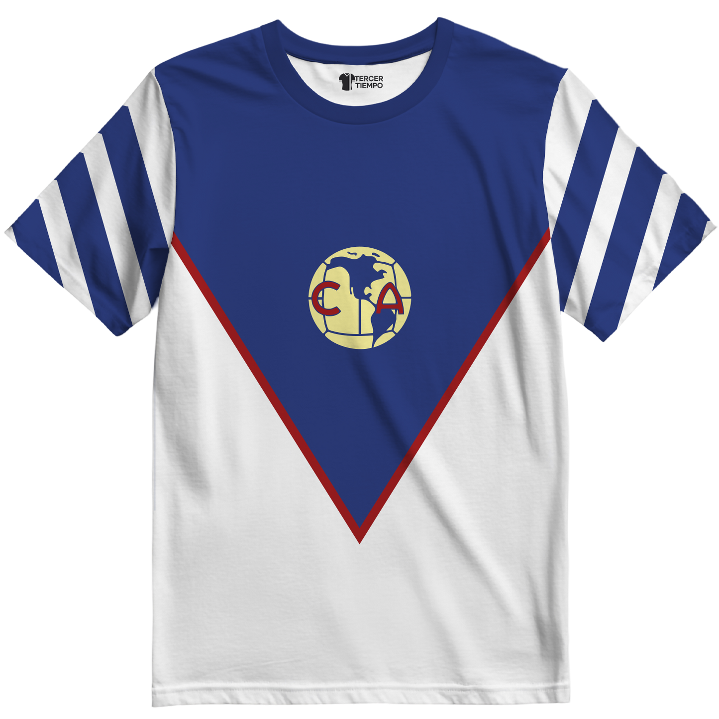 Playera America Ochentas Blanca
