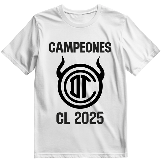 Playera Algodon Toluca Campeon 2 Blanca