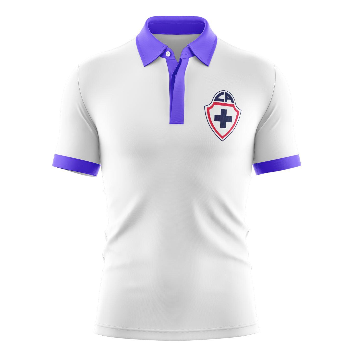 Polo cruz azul retro visitante