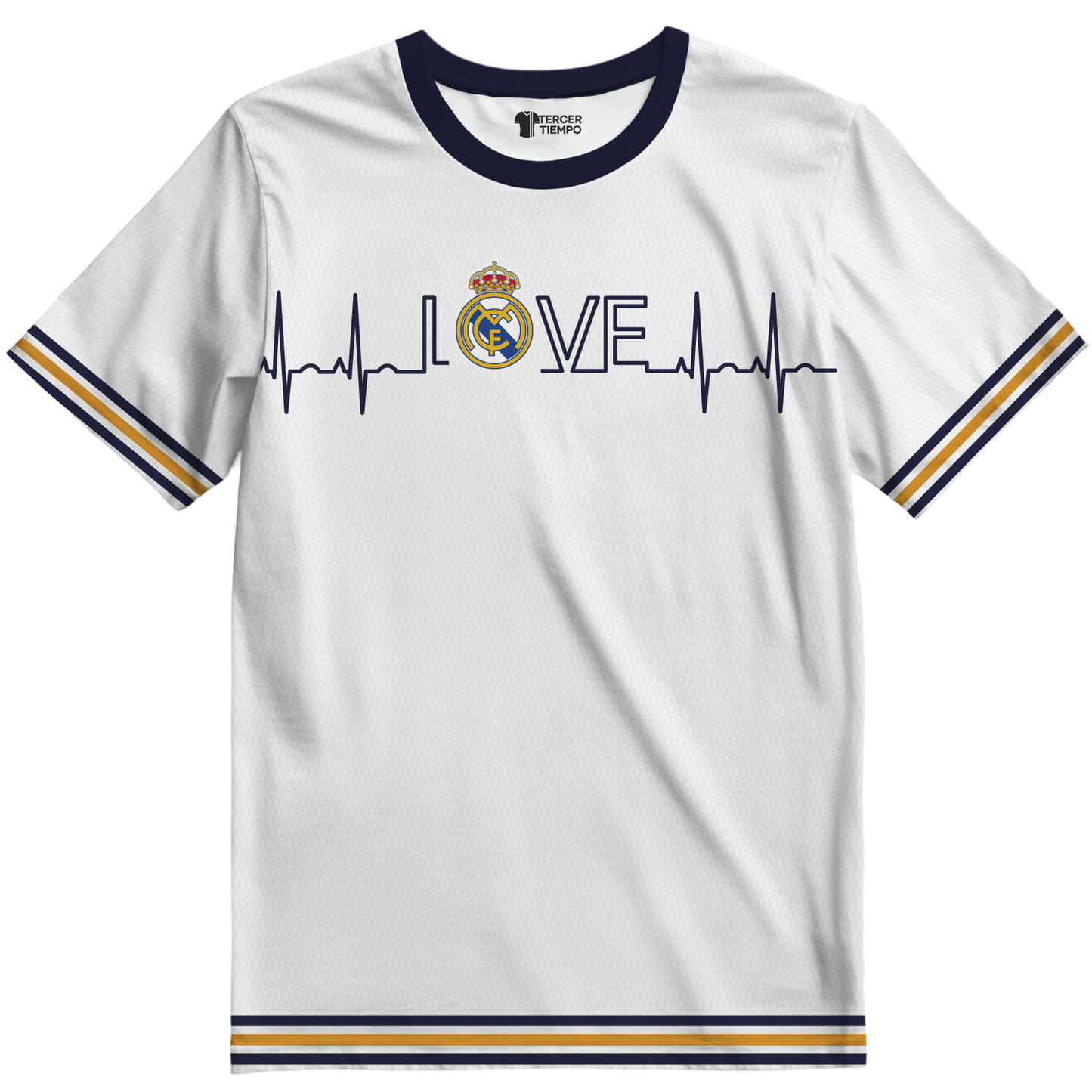 Playera Real Madrid Love 2025 Blanca
