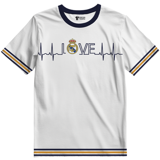Playera Real Madrid Love 2025 Blanca
