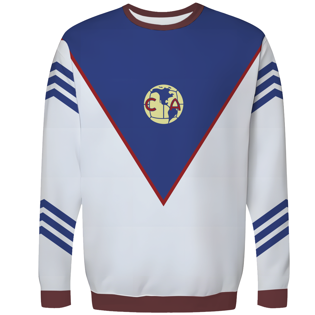 Sueter America 80s blanco