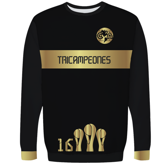 Sueter America Dorada Tricampeones