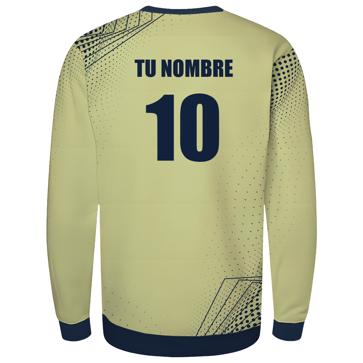 Sueter America tricampeon amor eterno amarillo