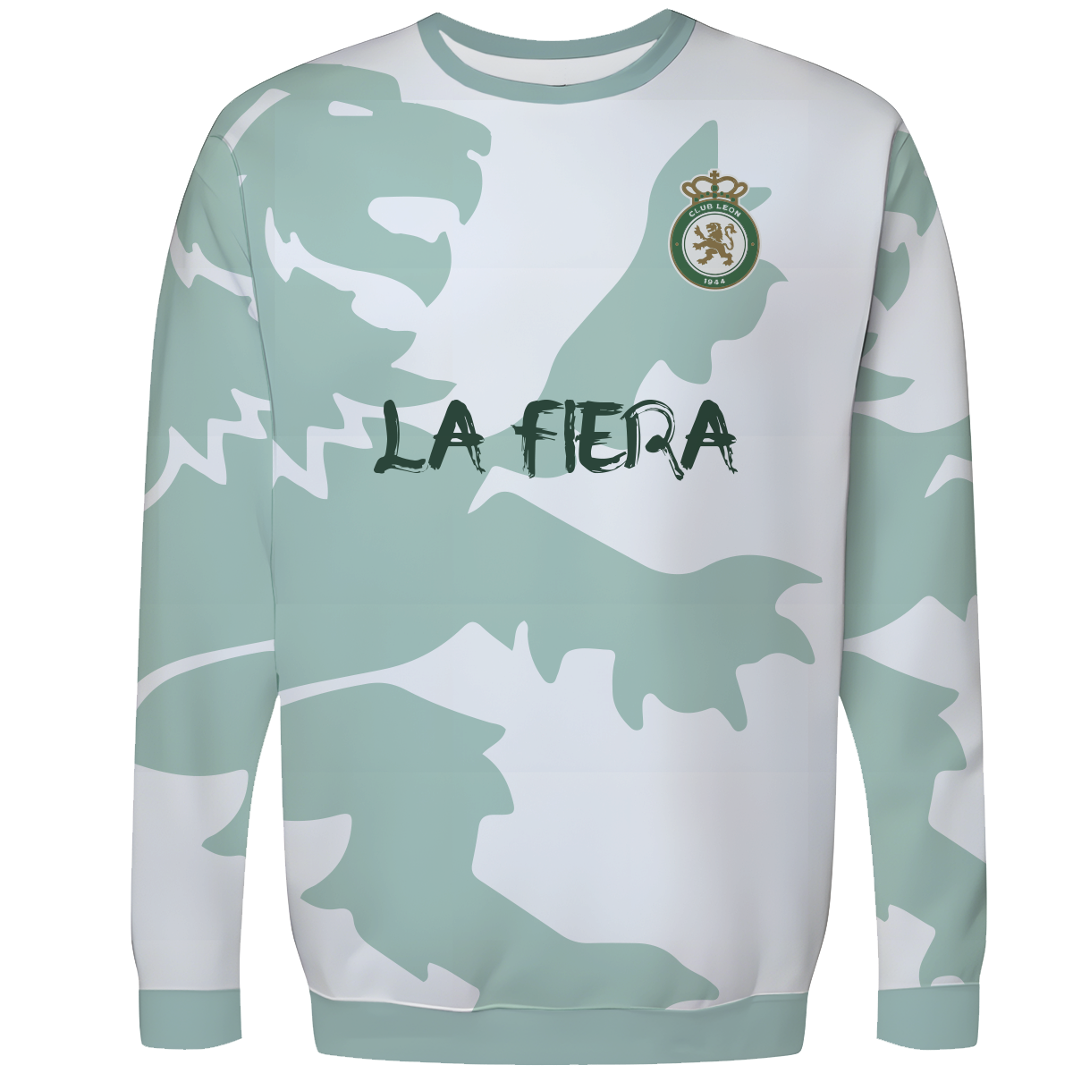 Sueter Leon fiera blanco