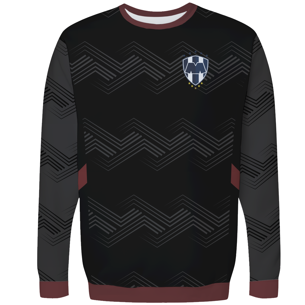 Sueter Monterrey Visitante 25 negra