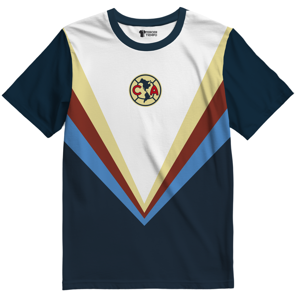 Playera America Local 21 blanca