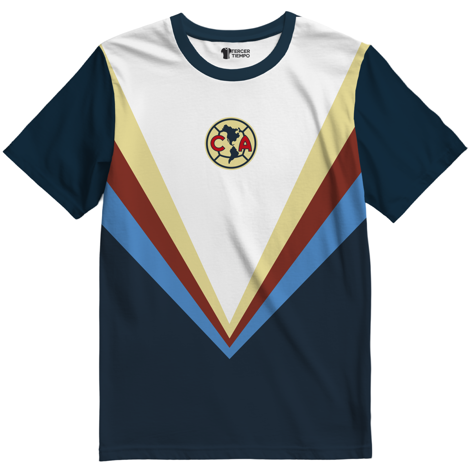 Playera America Local 21 blanca