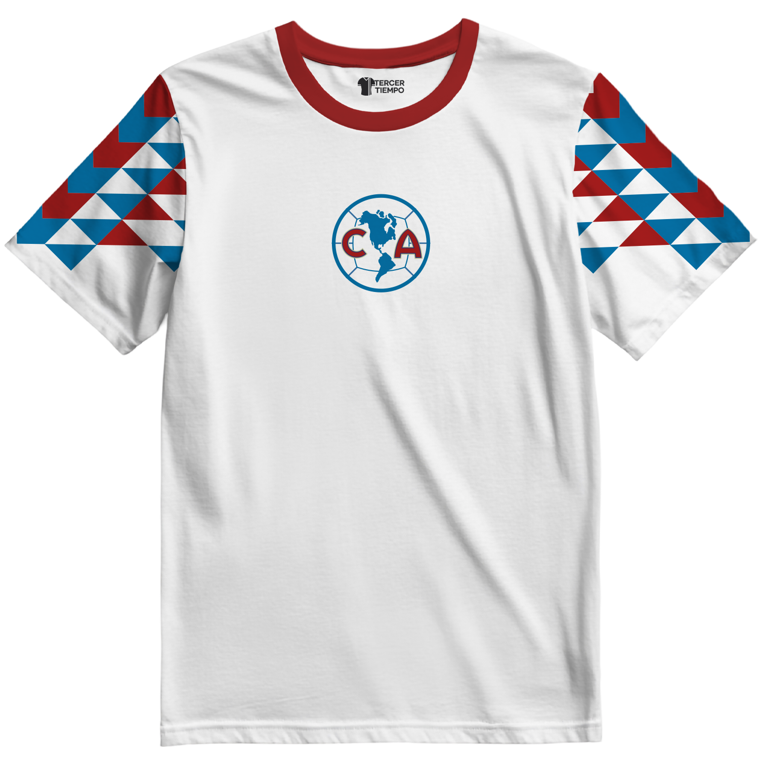 Playera America Local 24 blanca