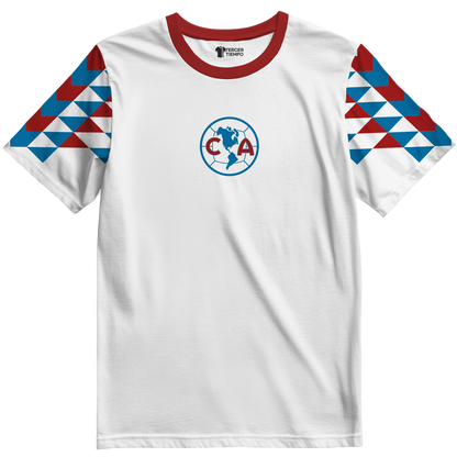 Playera America Local 24 blanca
