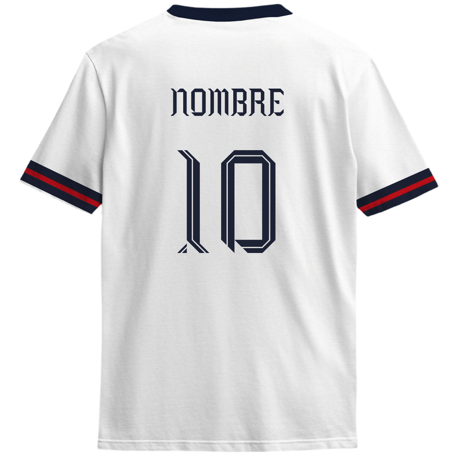 Playera America Local 25 blanca