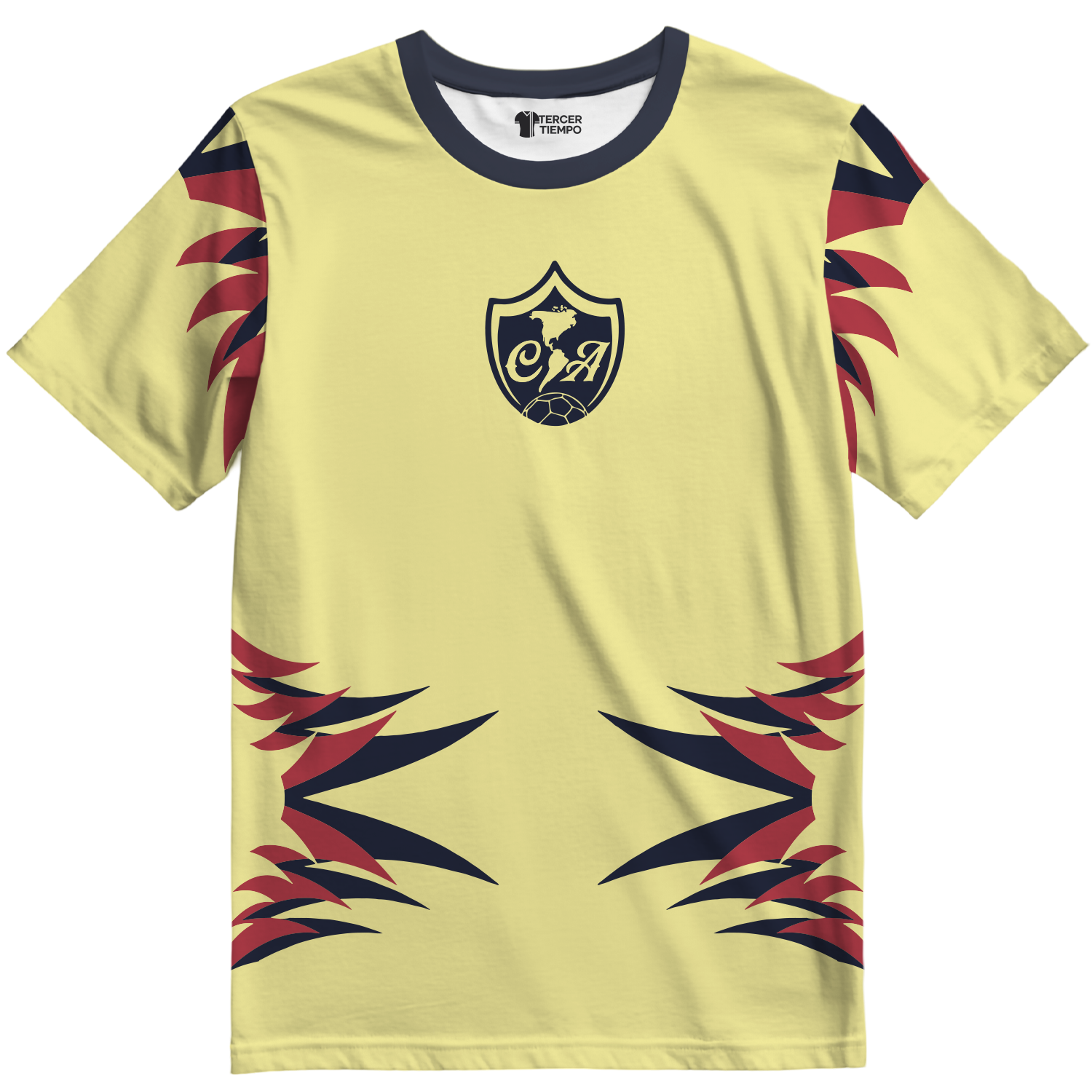 Playera America Plumas Amarilla