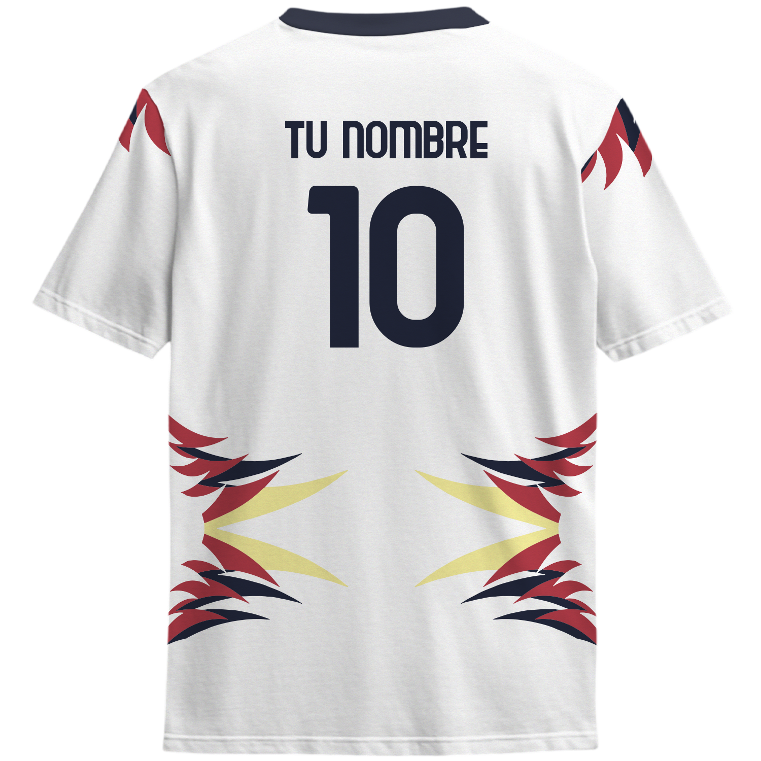 Playera America Plumas Blanca