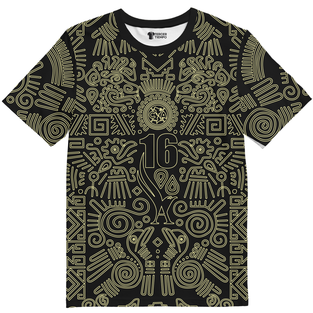 Playera America Símbolos Negra
