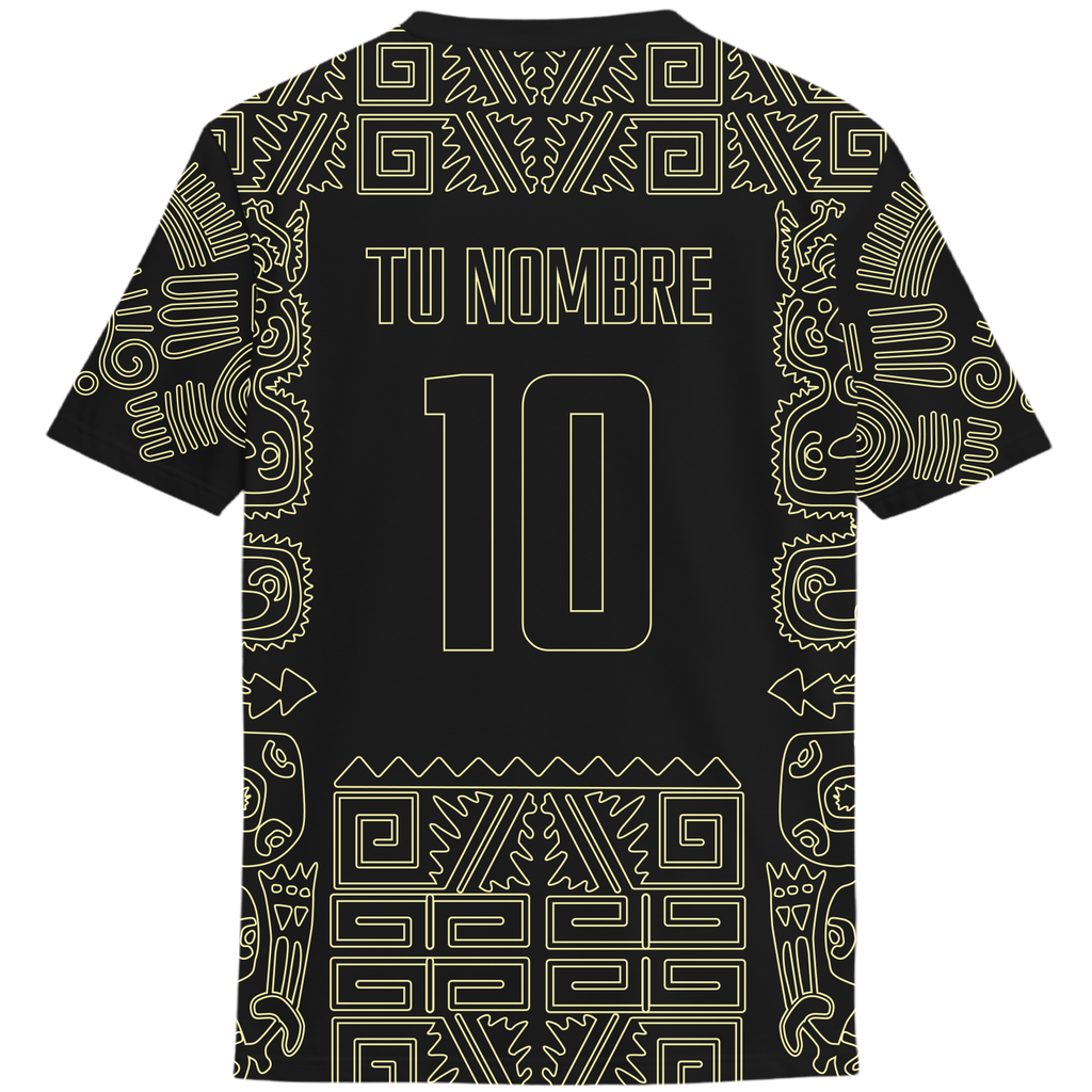 Playera America Símbolos Negra