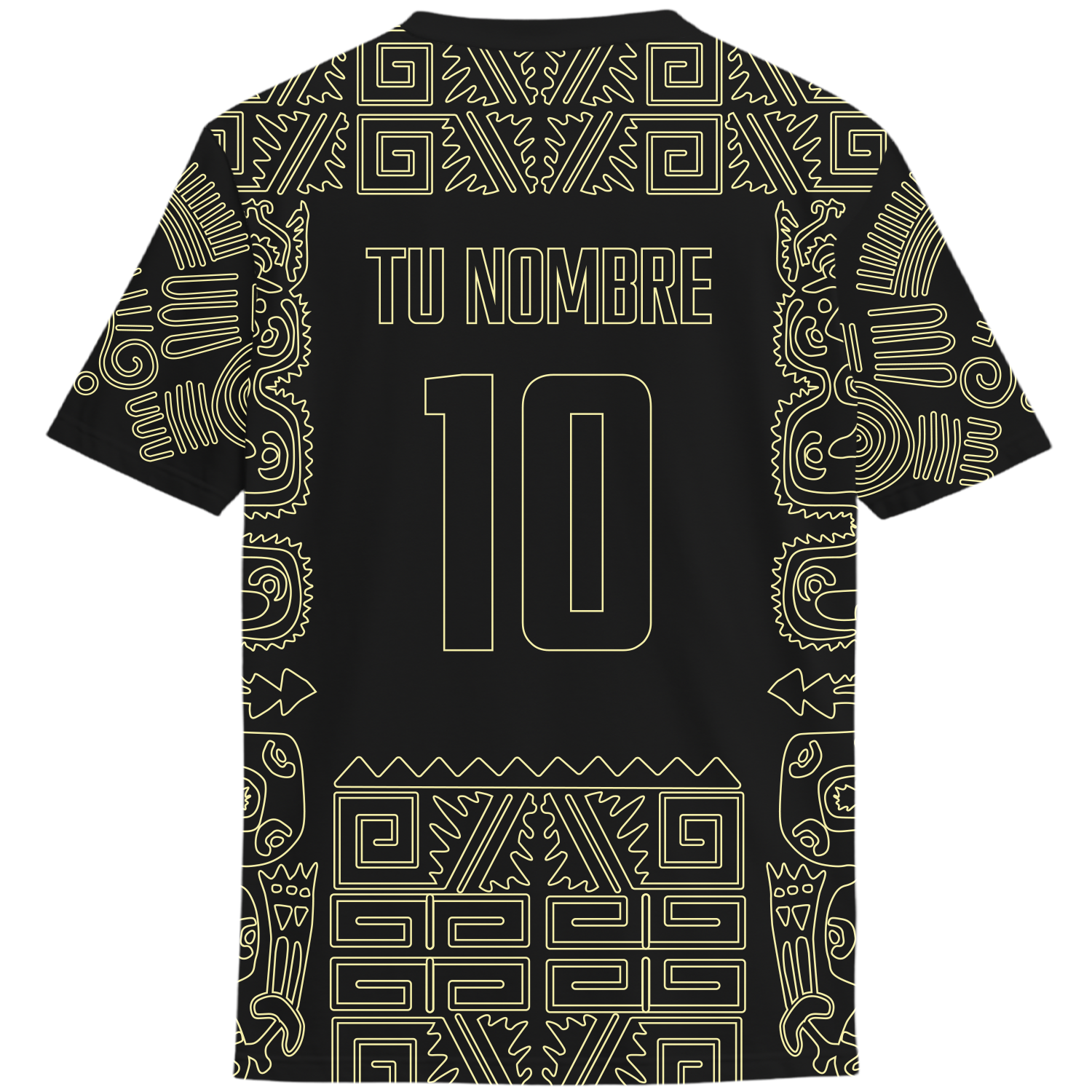 Playera America Símbolos Negra