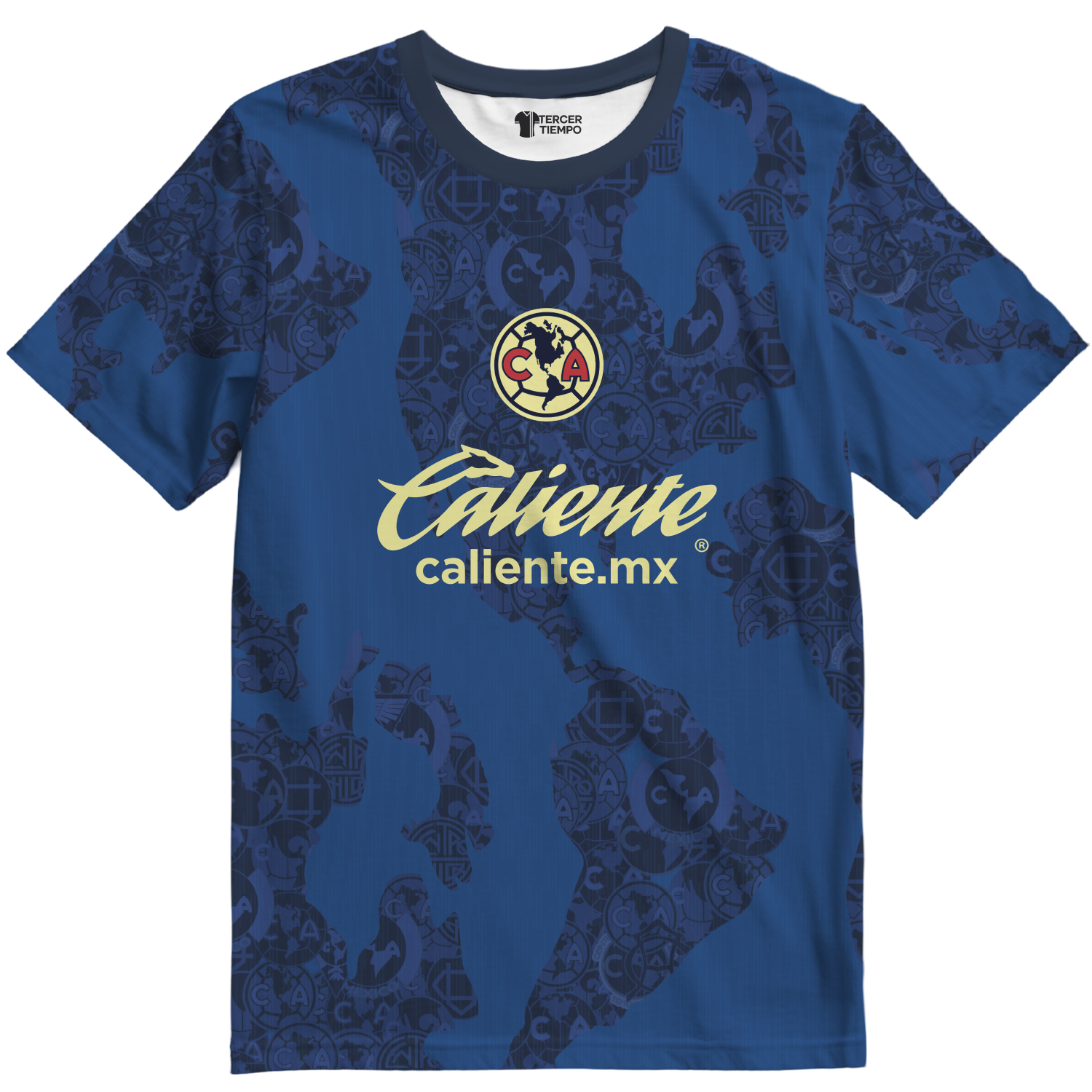 Playera America Visitante 25 azul