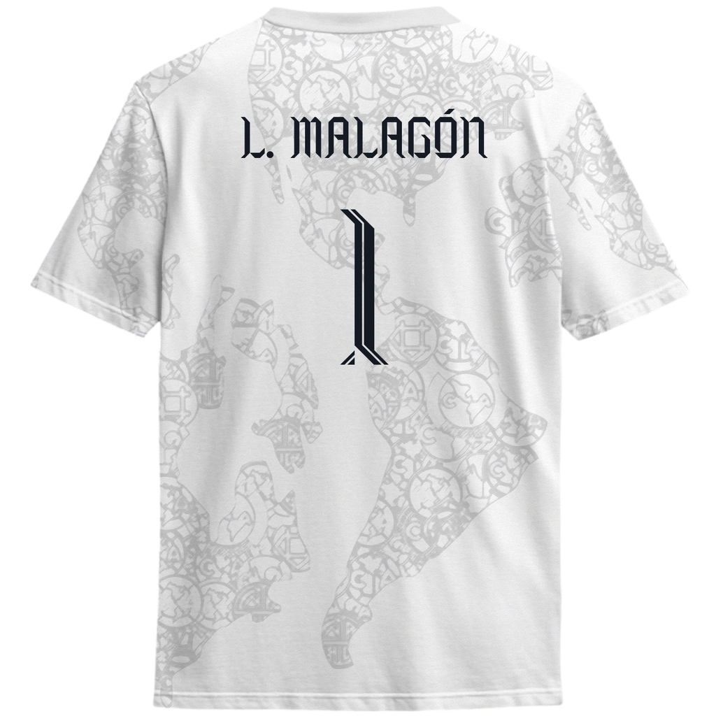 Playera America Visitante 25 blanca