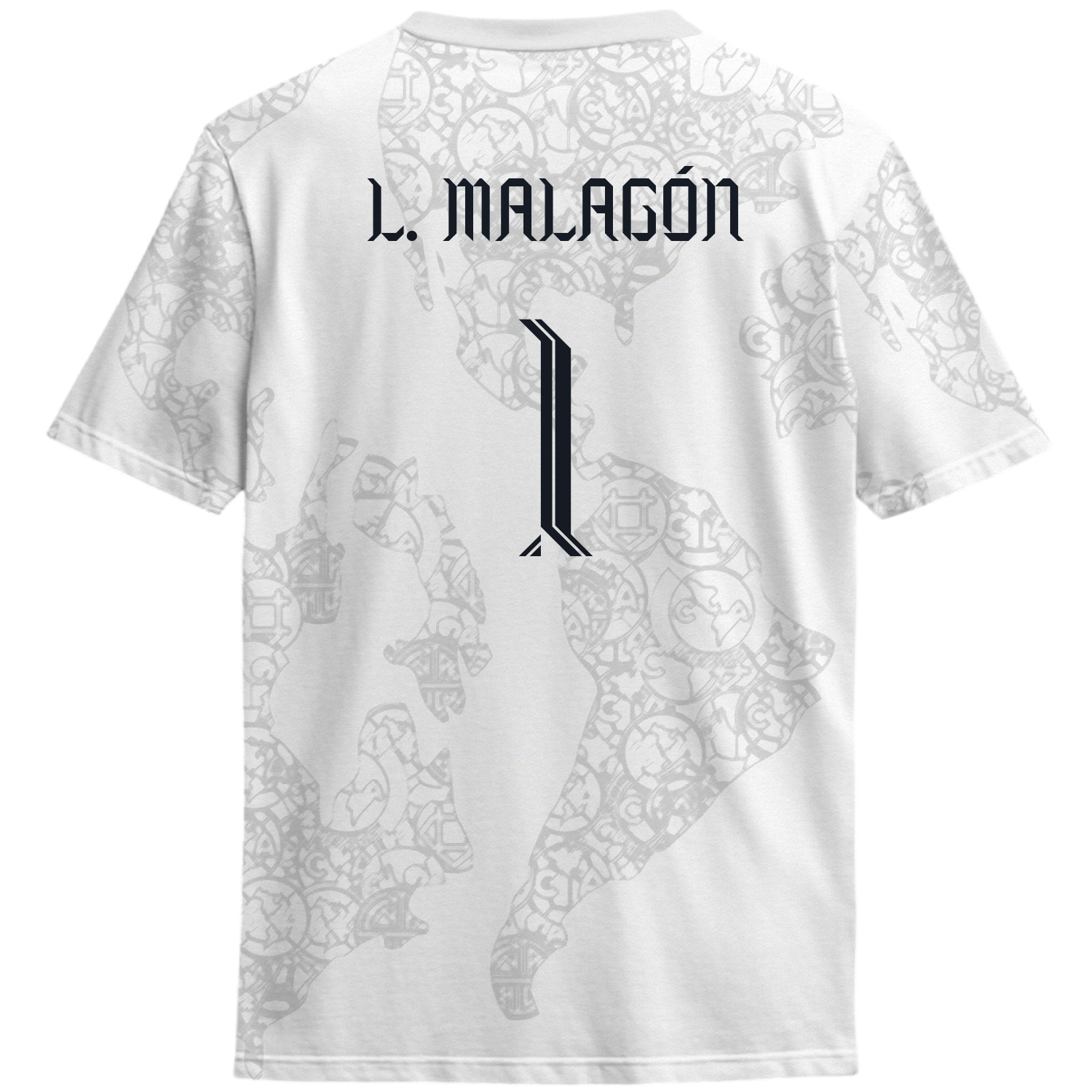 Playera America Visitante 25 blanca