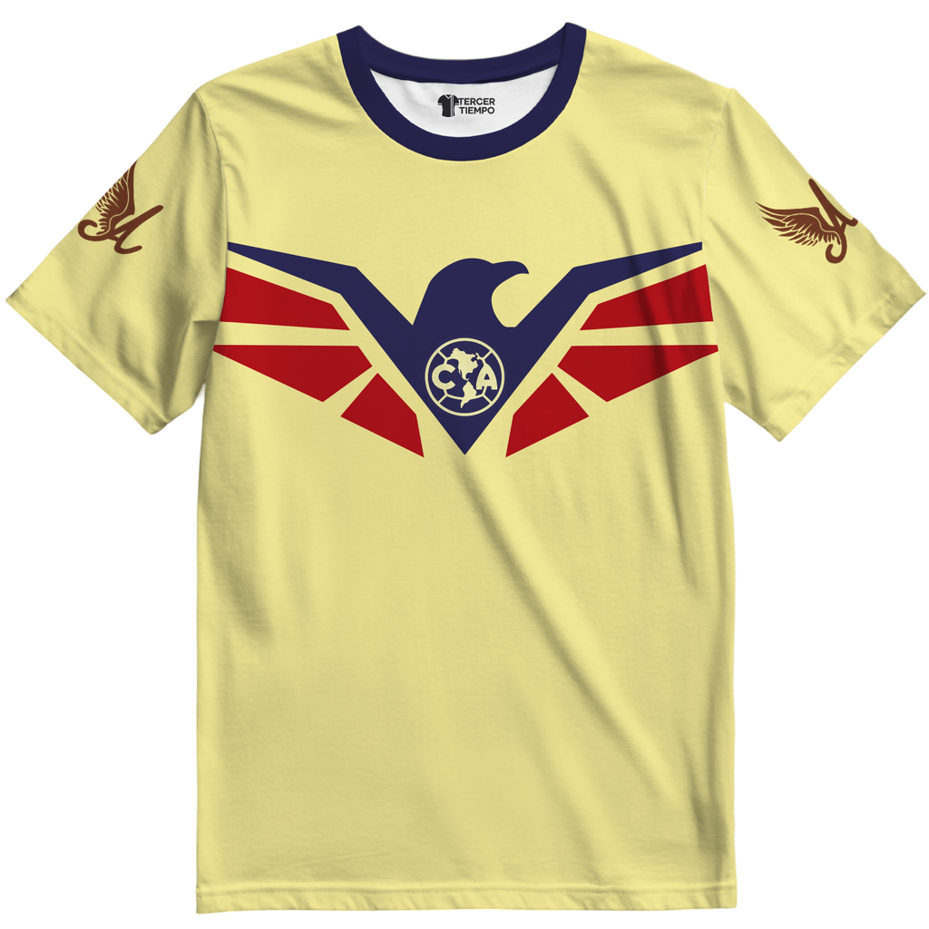Playera America alas amarilla