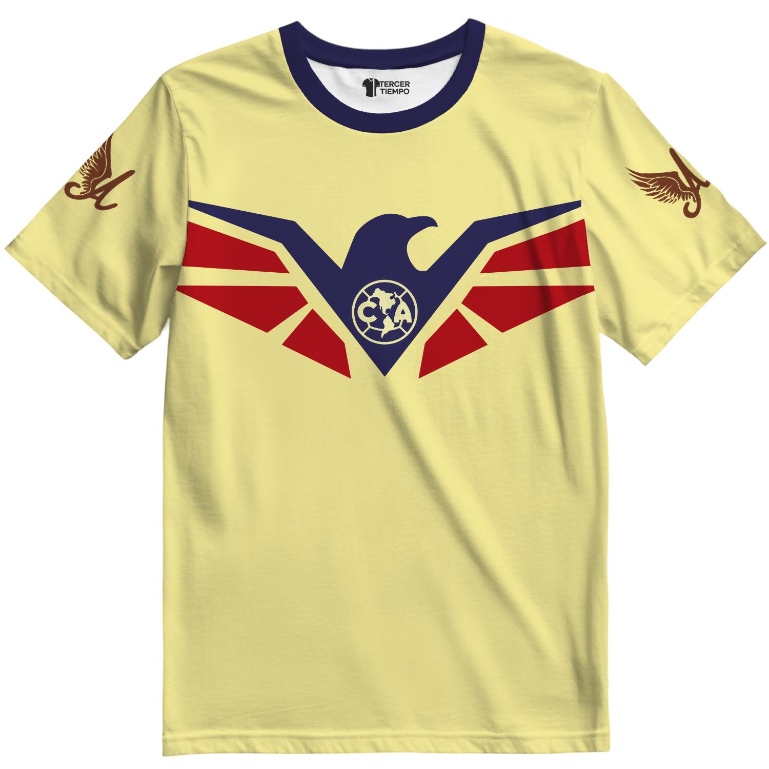 Playera America alas amarilla