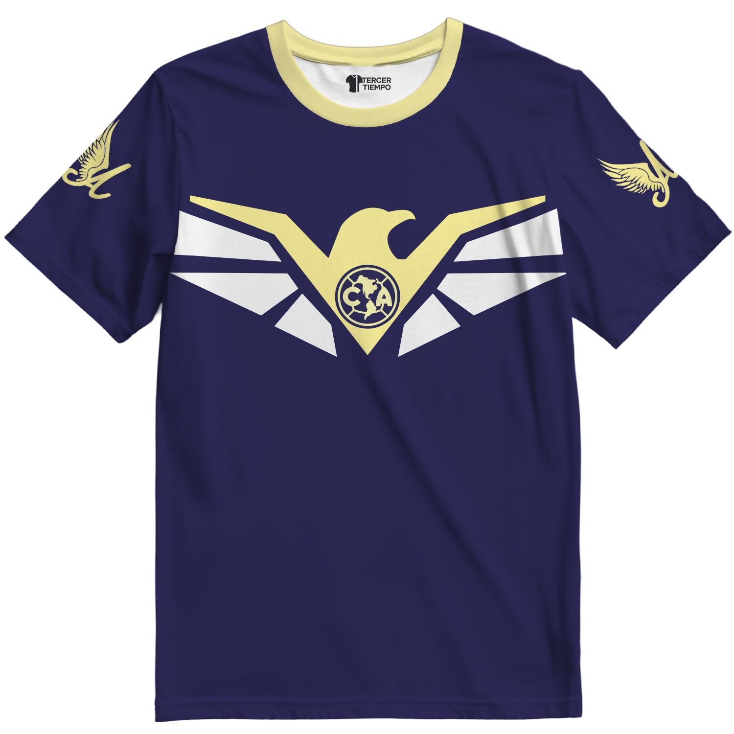 Playera America alas azul