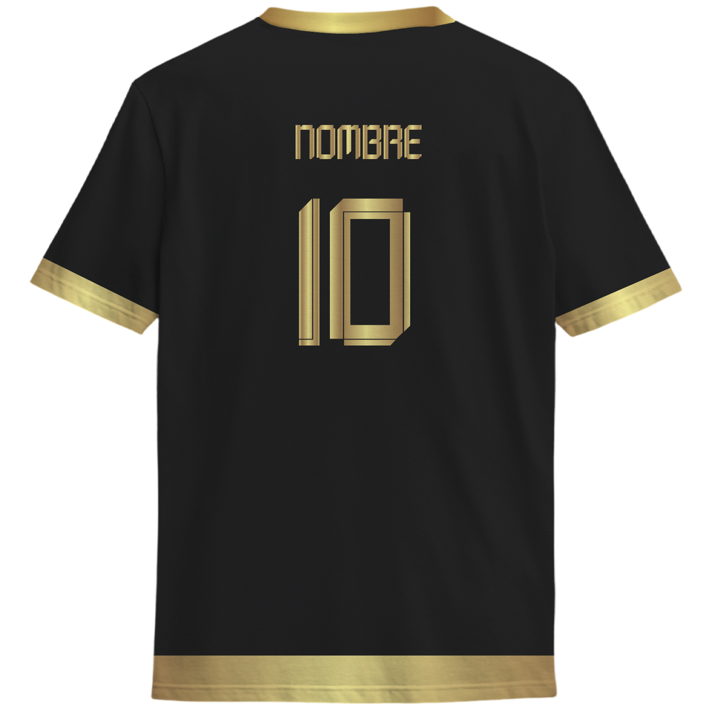 Playera America Campeon Dorada Negra