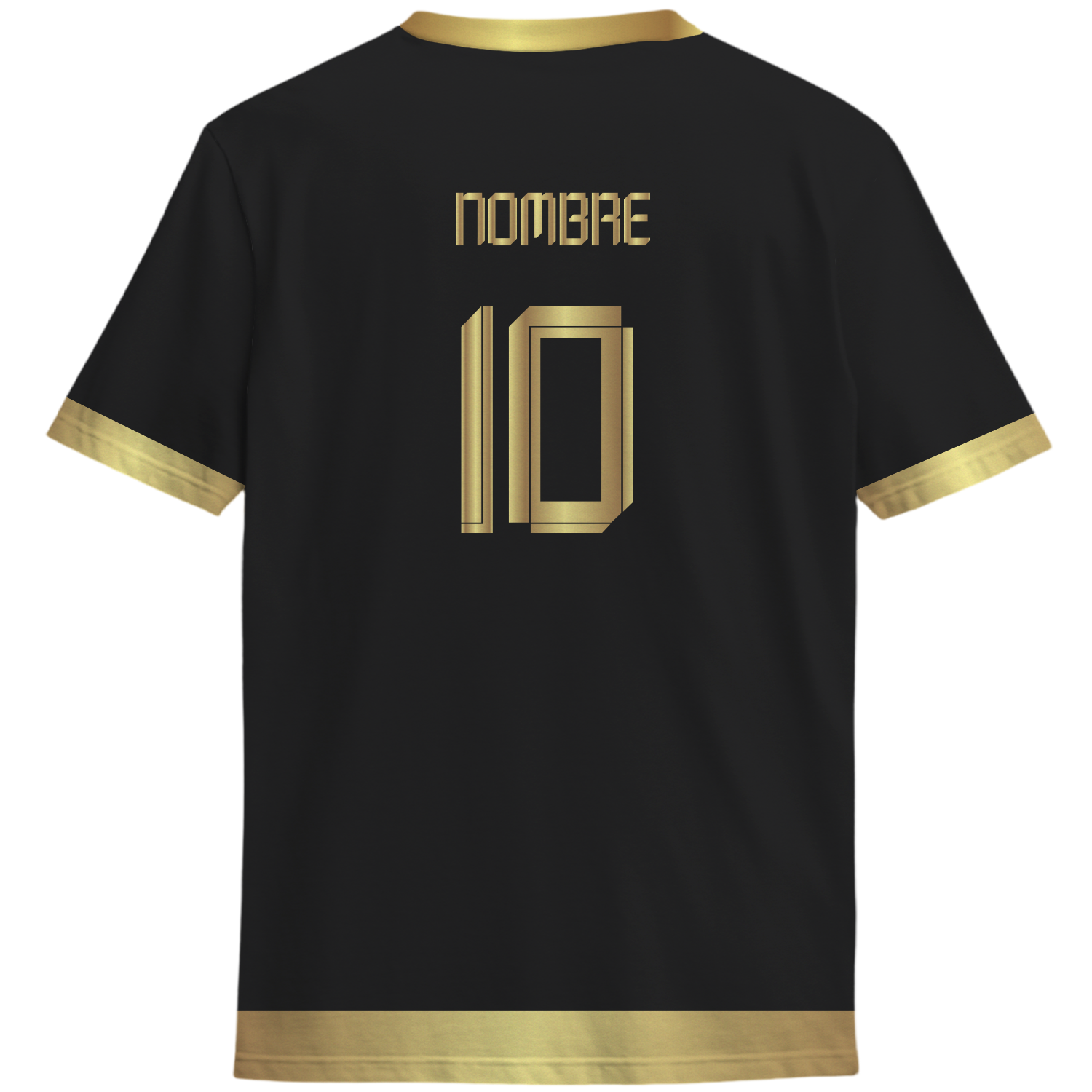 Playera America Campeon Dorada Negra