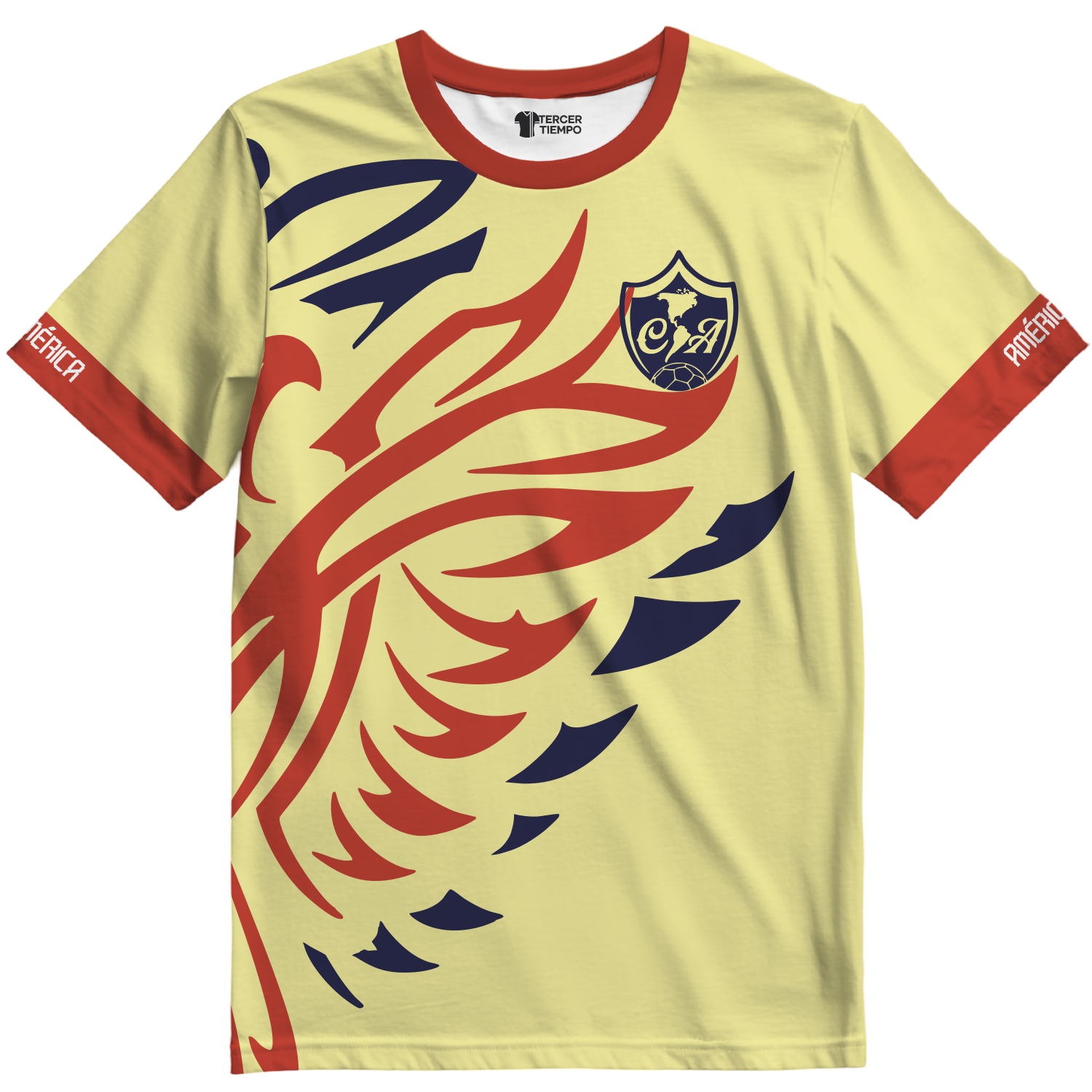 Playera America Fenix Amarilla