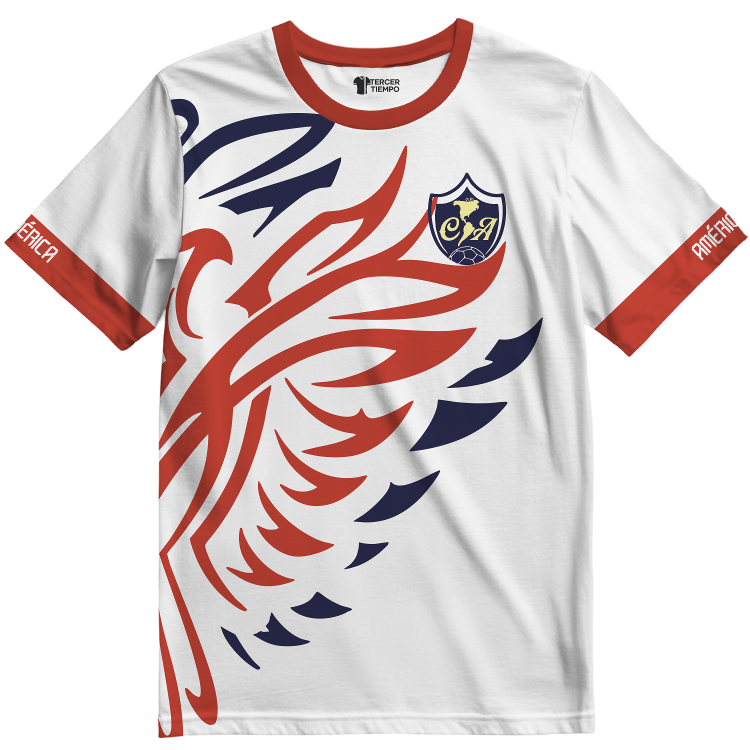 Playera America Fenix Blanca