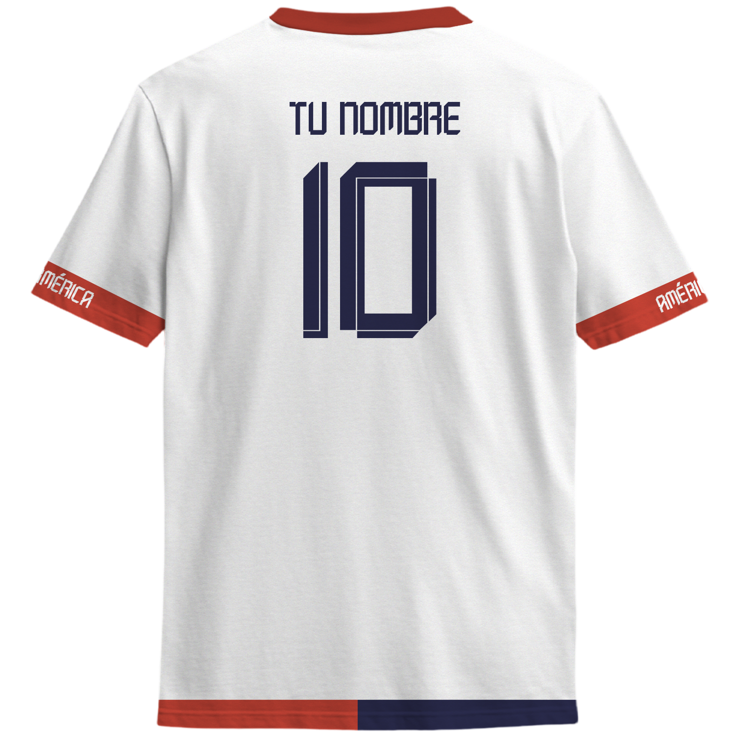 Playera America Fenix Blanca